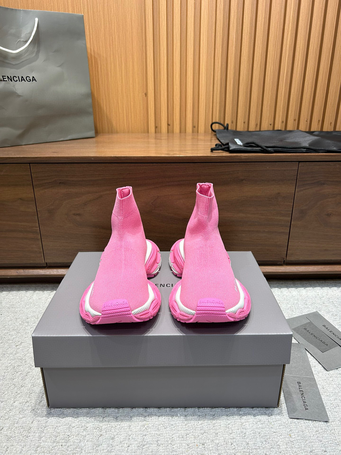 balenciaga pink sock sneakers size 35-44 - Image 9