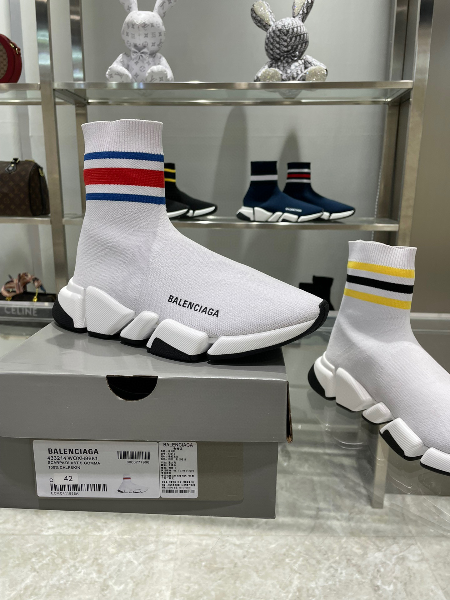 balenciaga sock sneakers for couples - size 35-44 - Image 9