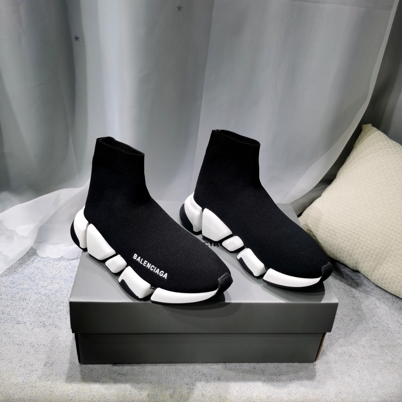 balenciaga sock sneakers for couples, size 35-44 - Image 9