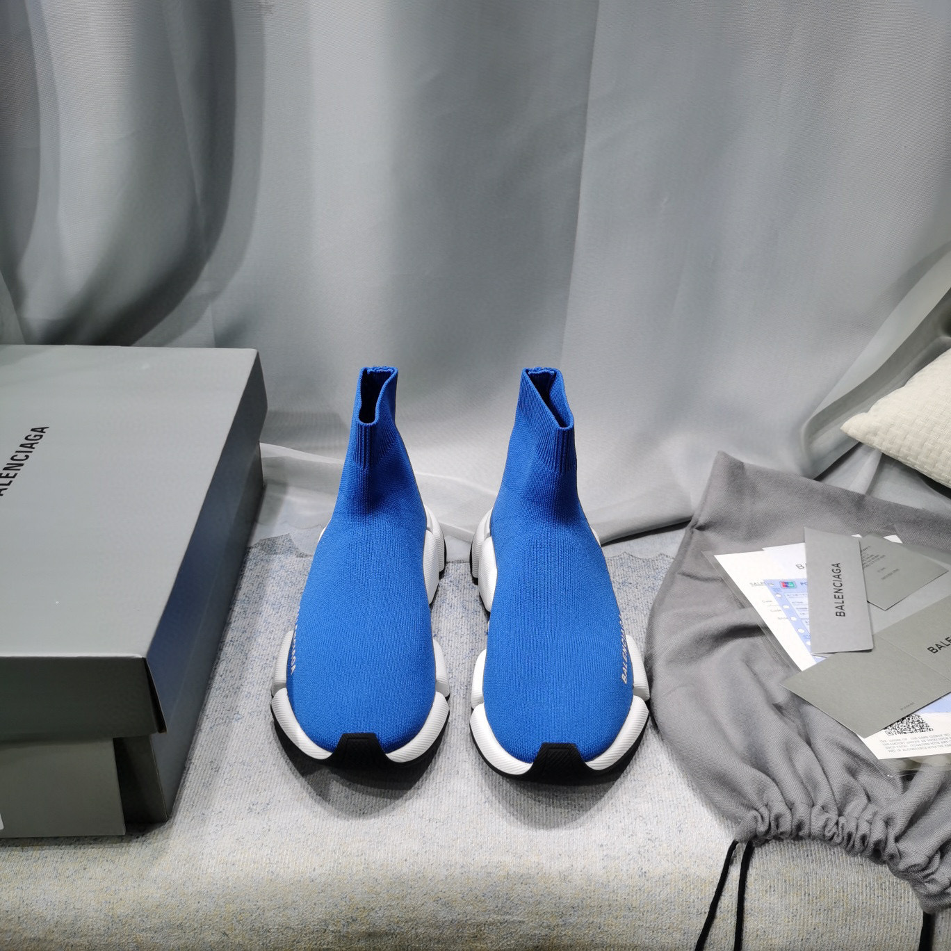 balenciaga blue sock sneakers size 35-44 - Image 9