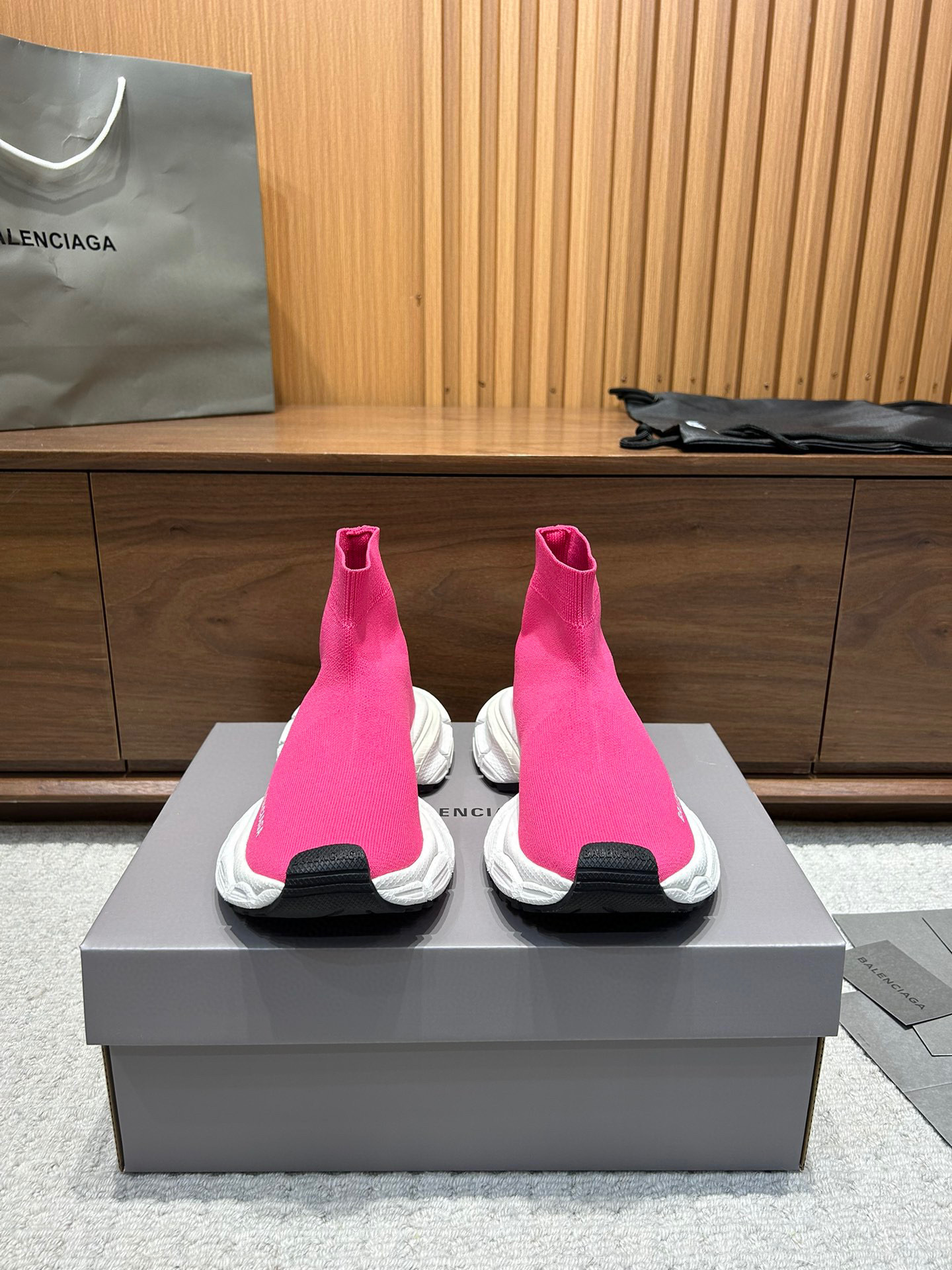 balenciaga pink sock sneakers size 35-44 - Image 9