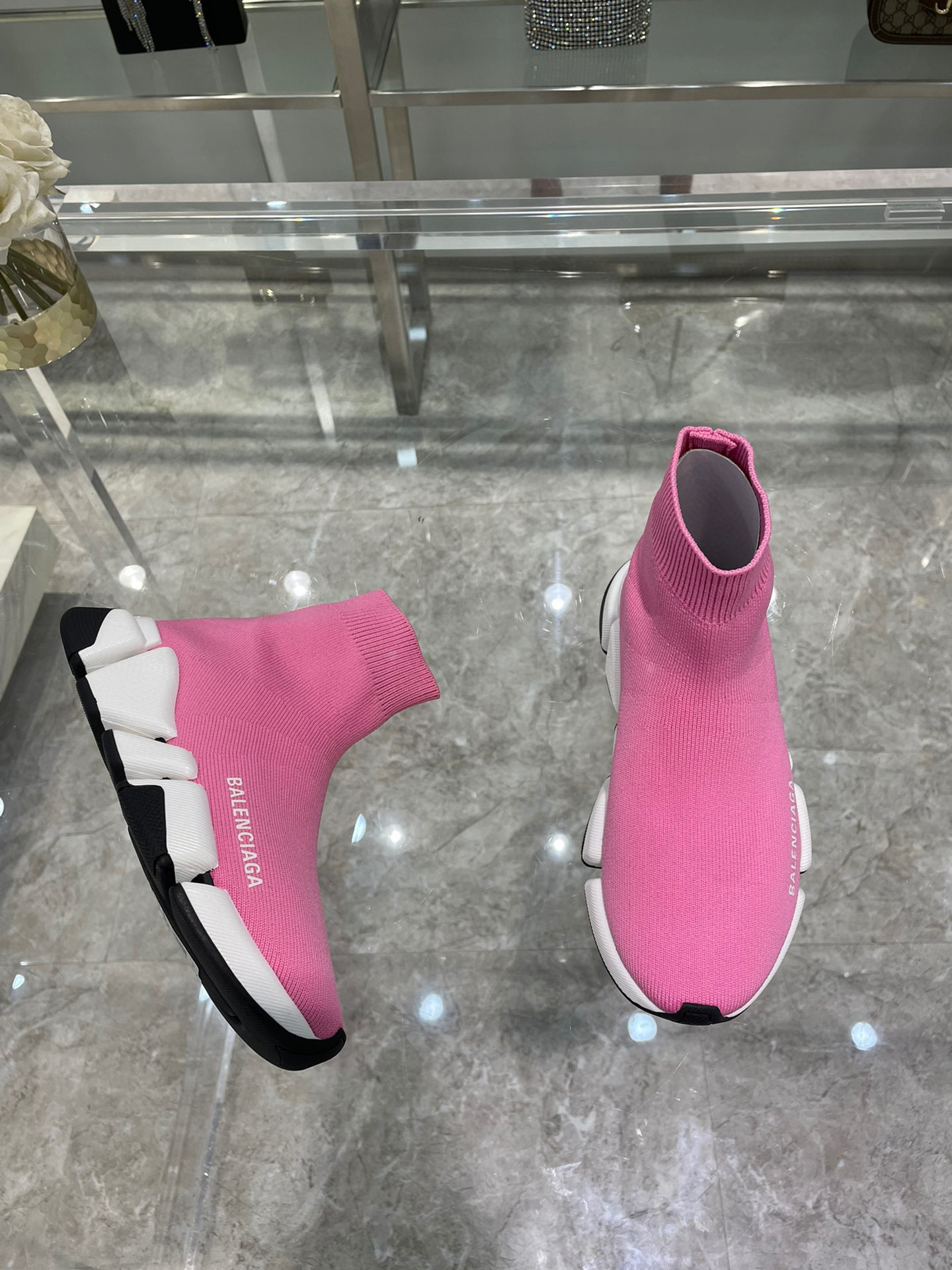 balenciaga pink sock sneakers 35-44 - Image 9