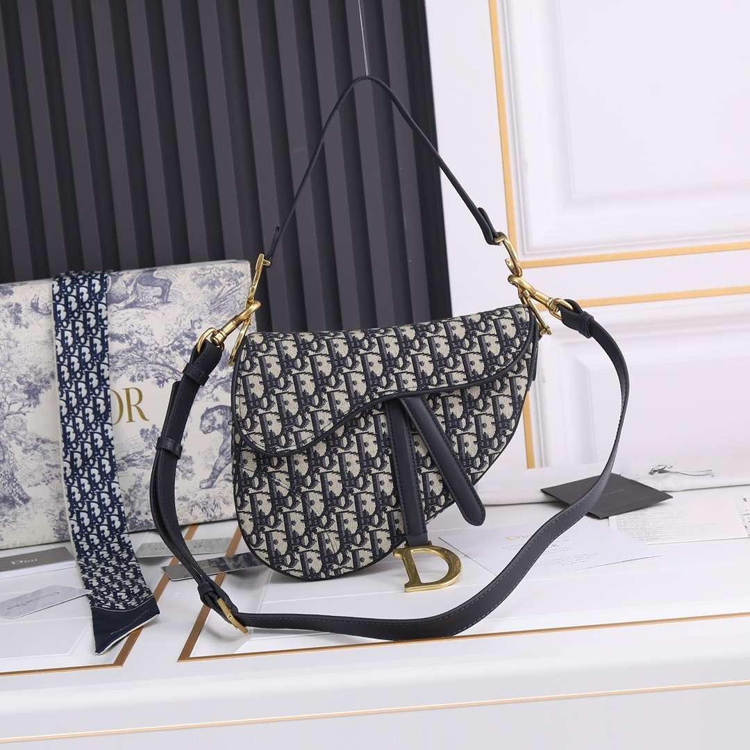 dior saddle bag - 25.5x20x6.5 cm, model 408082