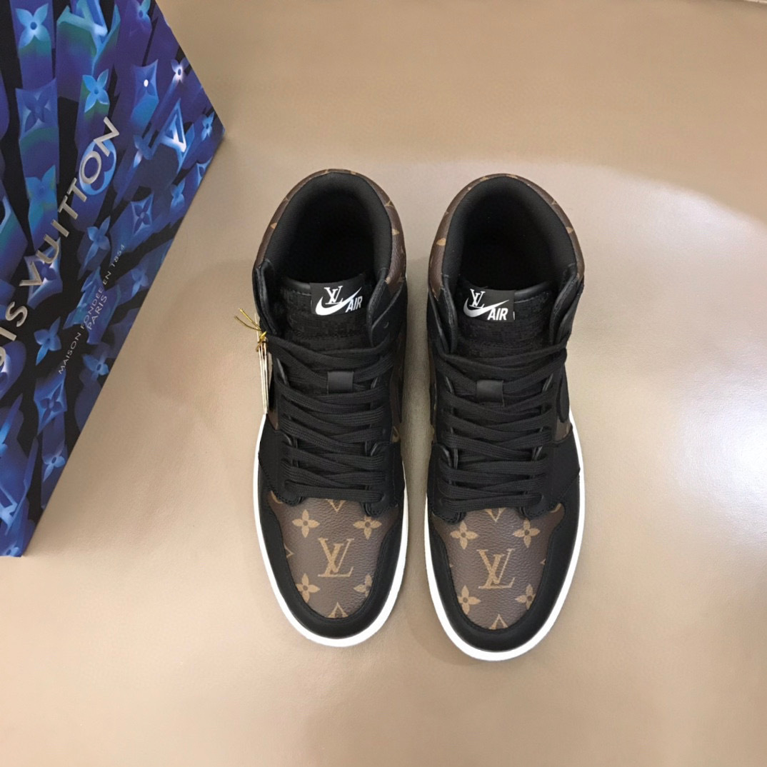 louis vuitton x nike air jordan 1 high sneakers 38-44 - Image 9