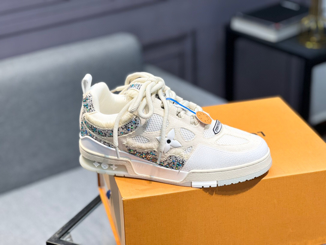 louis vuitton unisex sneakers 35-44 - Image 9