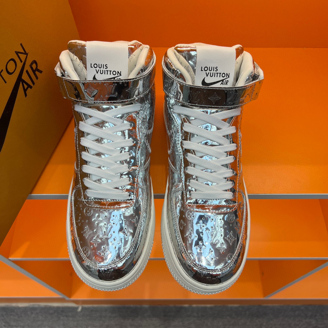 louis vuitton x nike air force 1 high sneakers - size 38-44 - Image 9