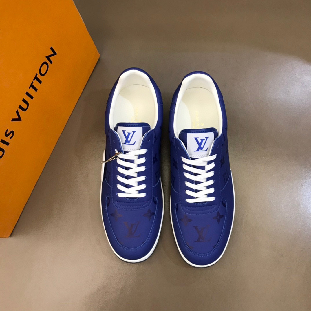 louis vuitton blue casual sneakers size 38-44 - Image 9
