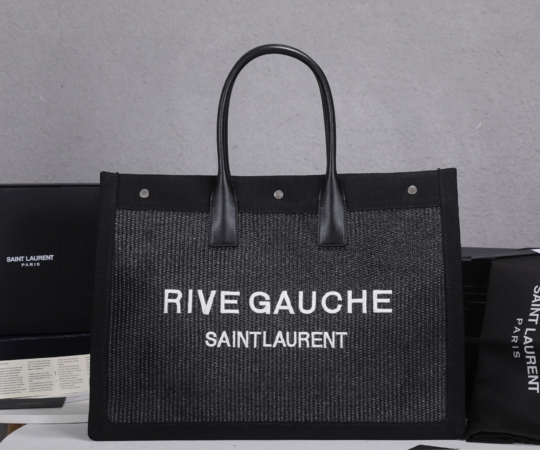 yves saint laurent rive gauche tote bag - 48x36x16 cm