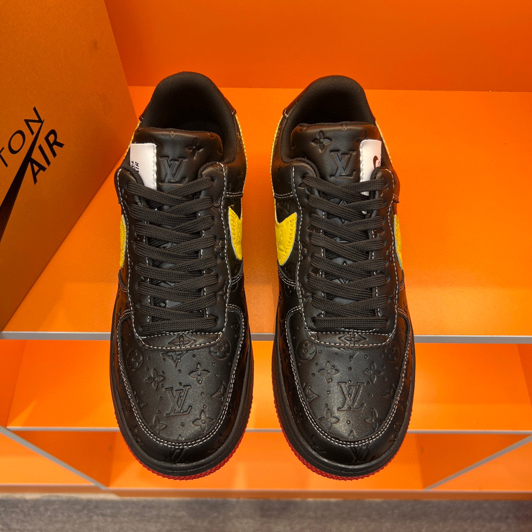 louis vuitton air sneakers 38-44 - black/yellow - Image 9