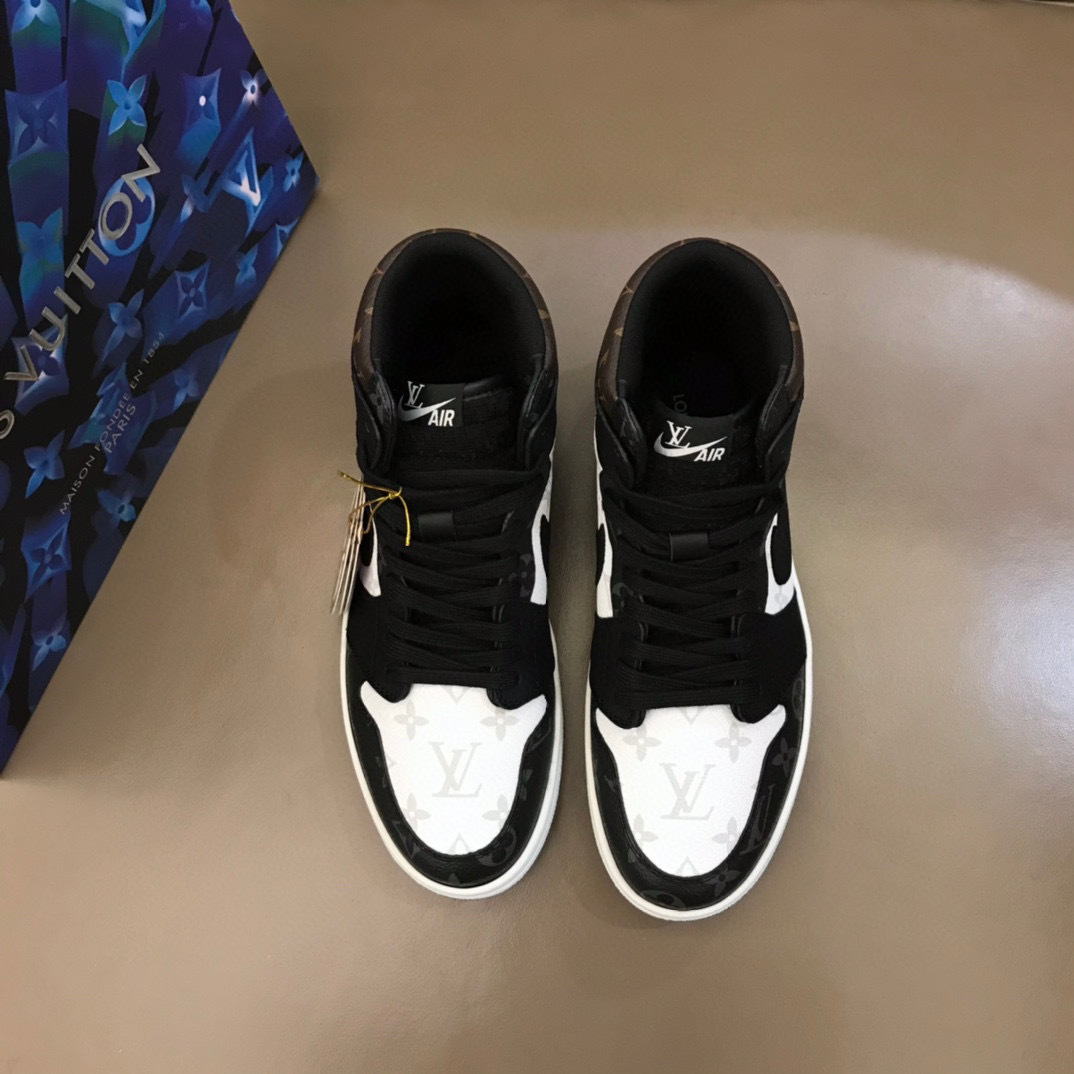 louis vuitton x air jordan high top sneakers 38-44 - Image 9