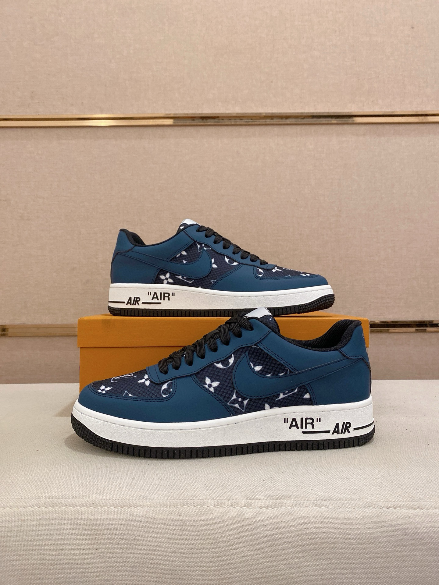 louis vuitton x nike air force 1 sneakers - size 38-44 - Image 9