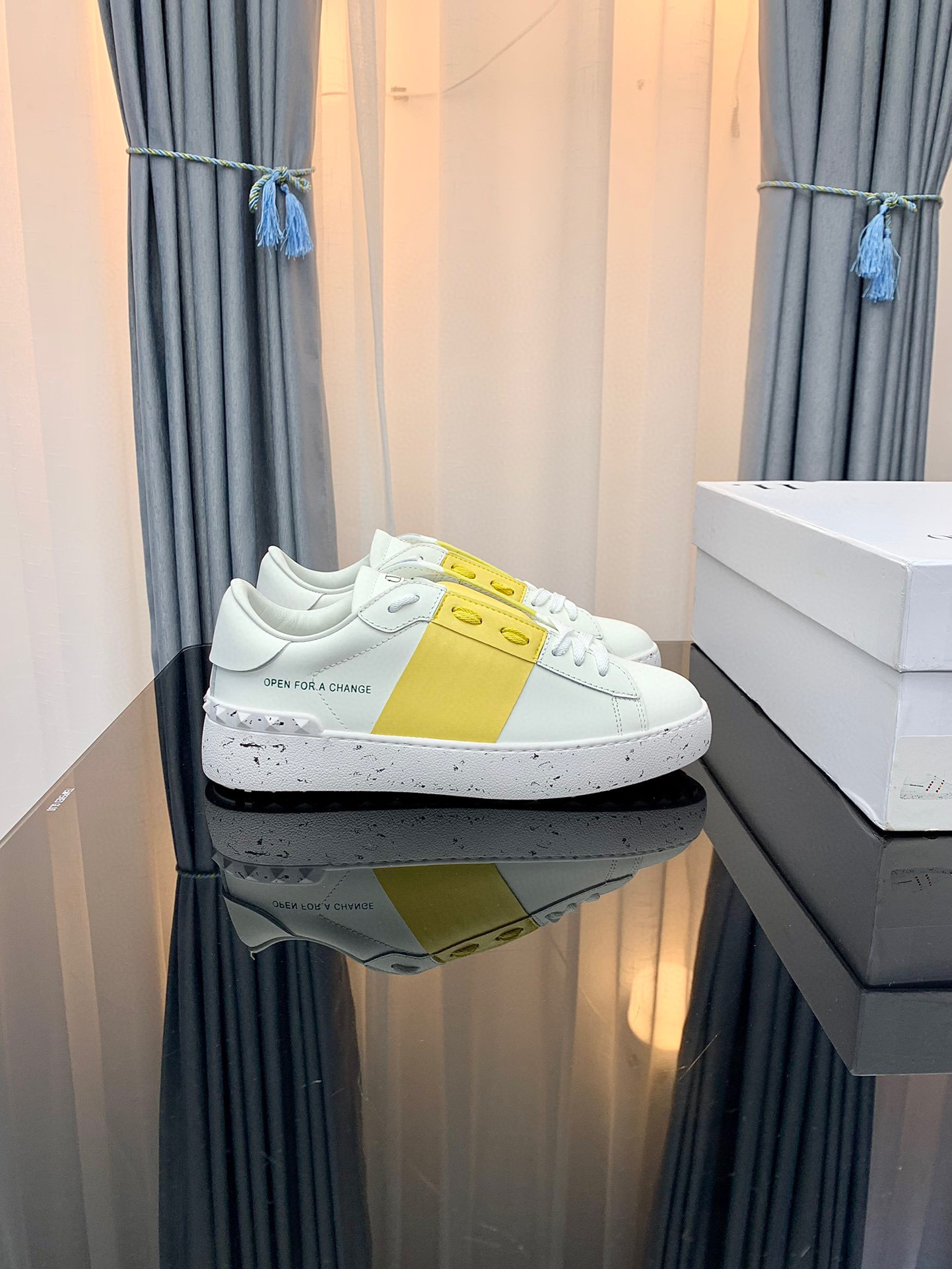 valentino couples sneakers size 35-44 - yellow accent - Image 9