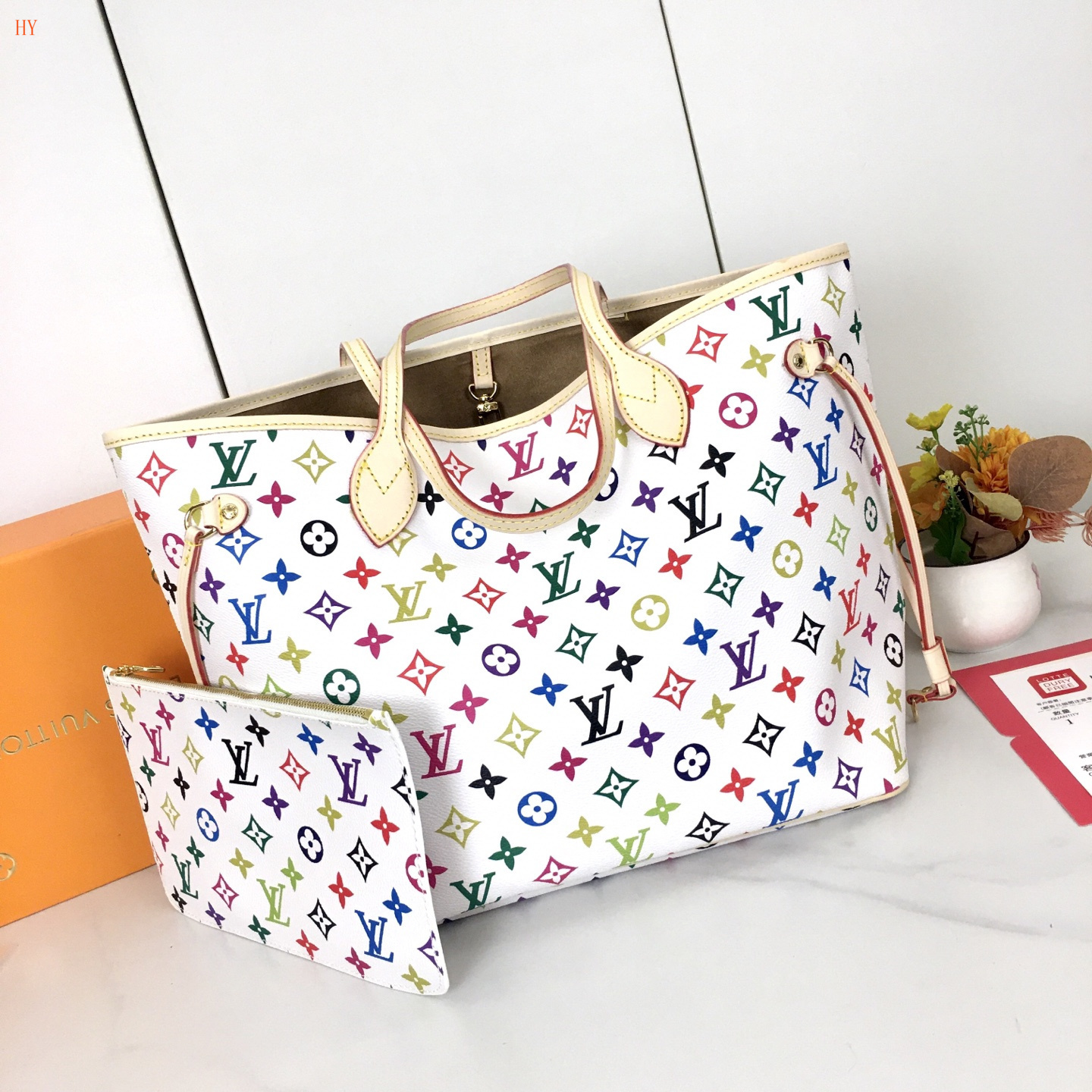 louis vuitton monogram tote bag 32x29x17 cm, 523012 - Image 9