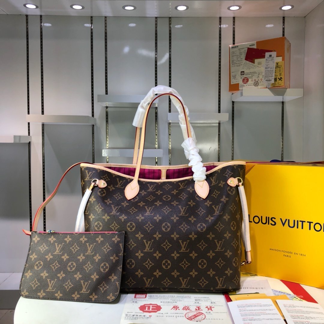 louis vuitton monogram tote bag with pouch - 40/32,118091/081