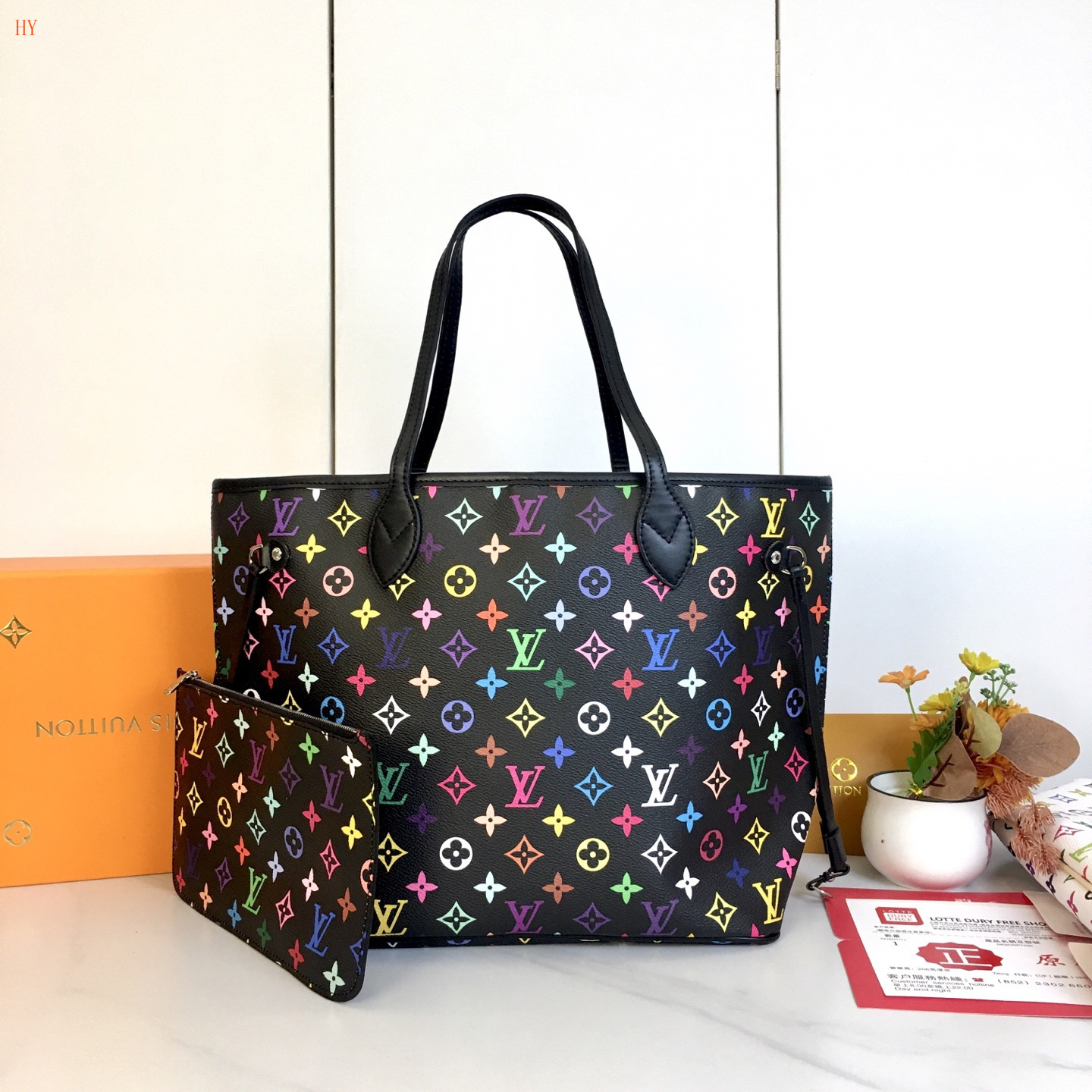 louis vuitton monogram tote bag 32x29x17 cm