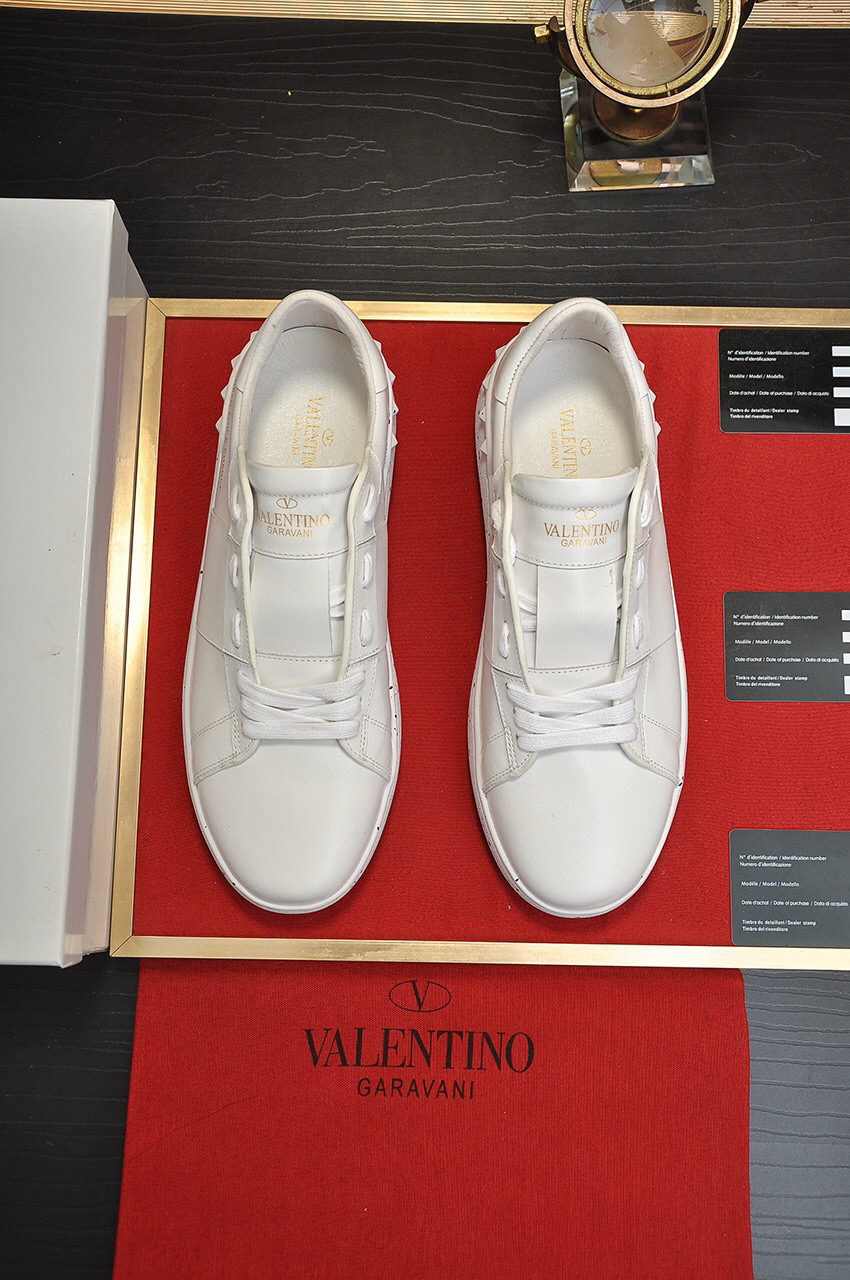 valentino garavani white sneakers for couples - sizes 35-44 - Image 9