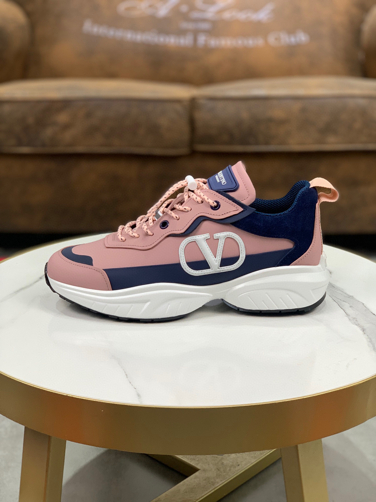 valentino casual sneakers in pink and navy - sizes 38-44 - Image 9