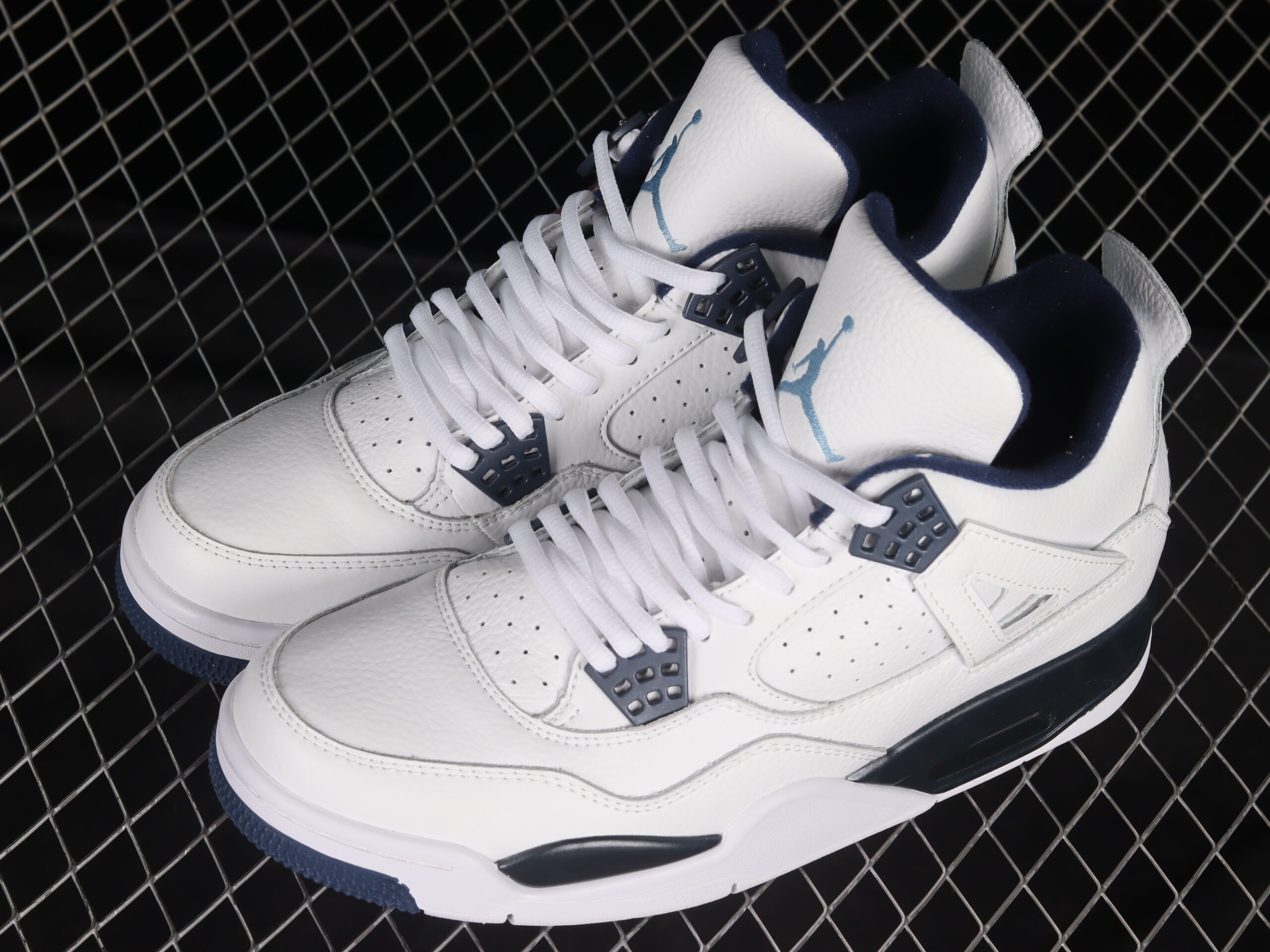 air jordan 4 retro 'columbia' - white/navy - 314254-107 - Image 3