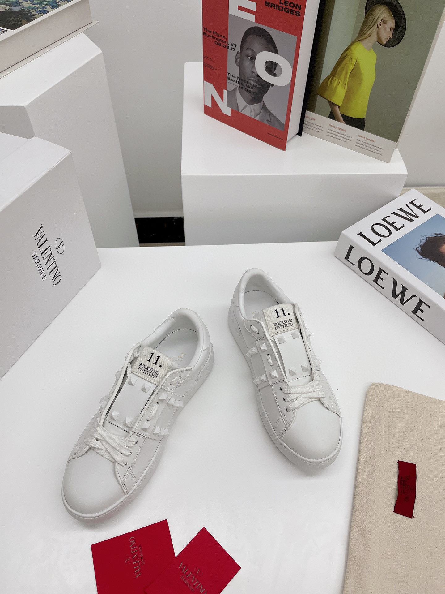 valentino rockstud untitled sneakers - size 11 - Image 9