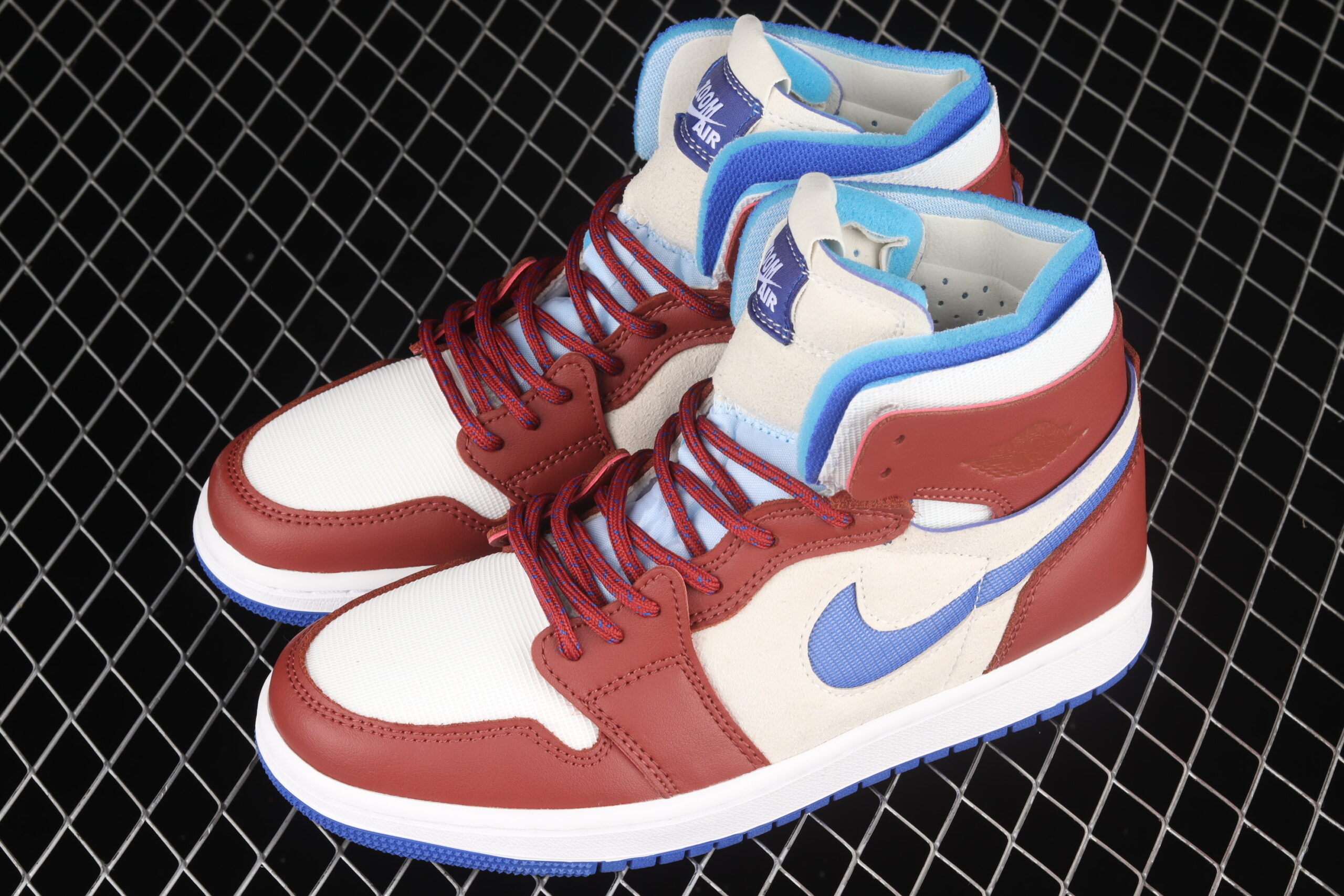 air jordan 1 zoom air cmft aj1 burgundy ct0979-104 - Image 3