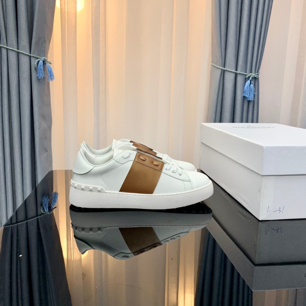 valentino unisex sneakers 35-44 - white/brown - Image 9