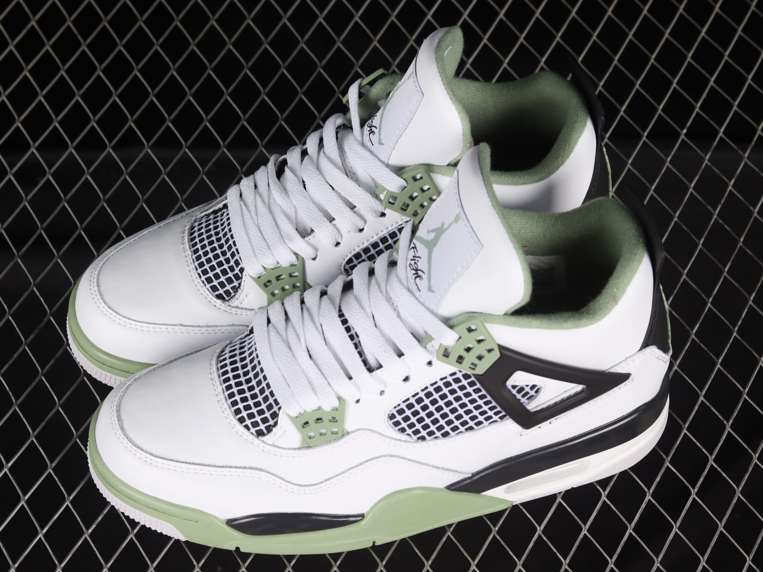 air jordan 4 retro 'seafoam' aj4 white/green aq9129-103 - Image 3