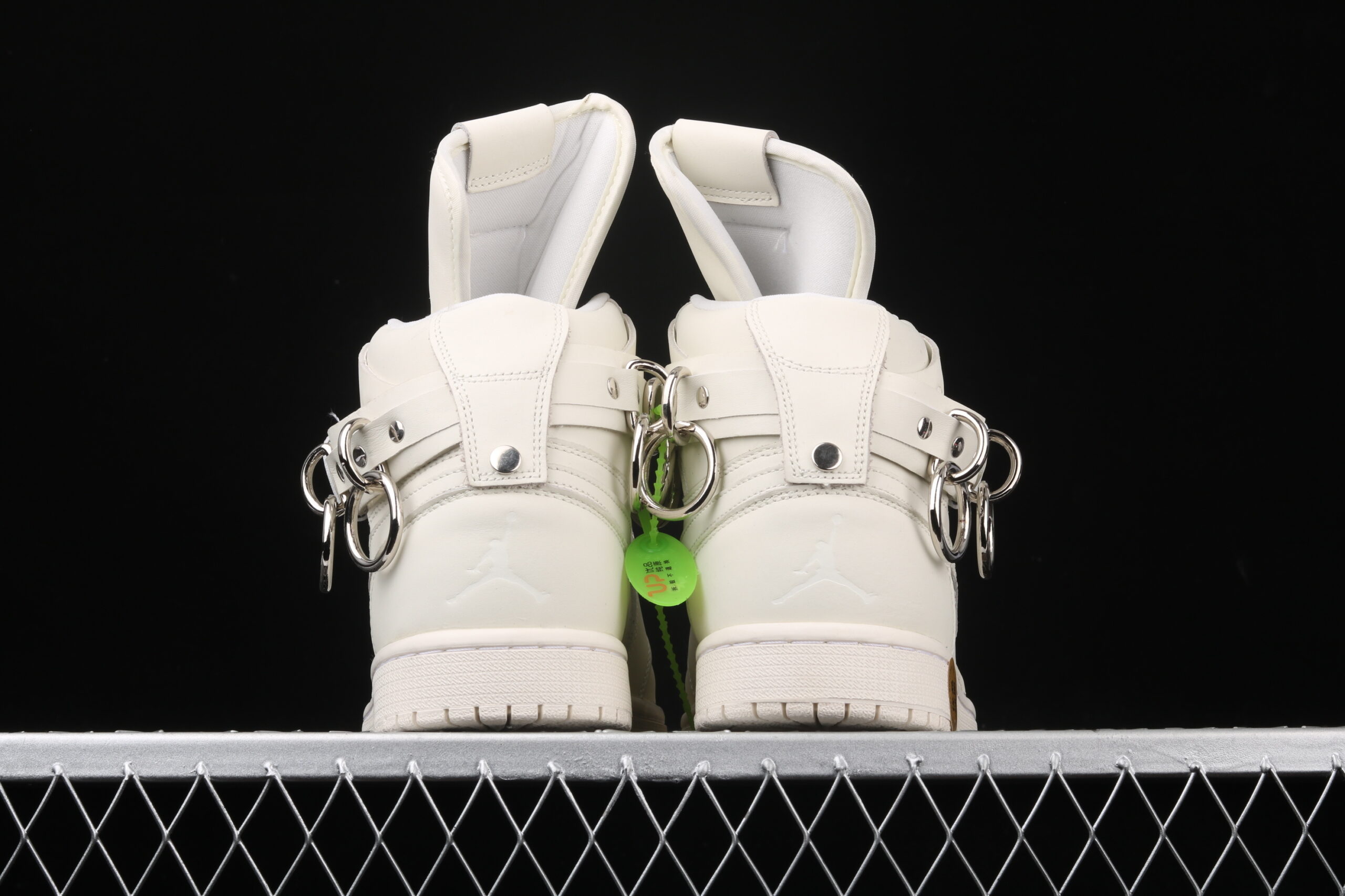 comme des garcons homme plus x air jordan 1 high "cdg white" - Image 5