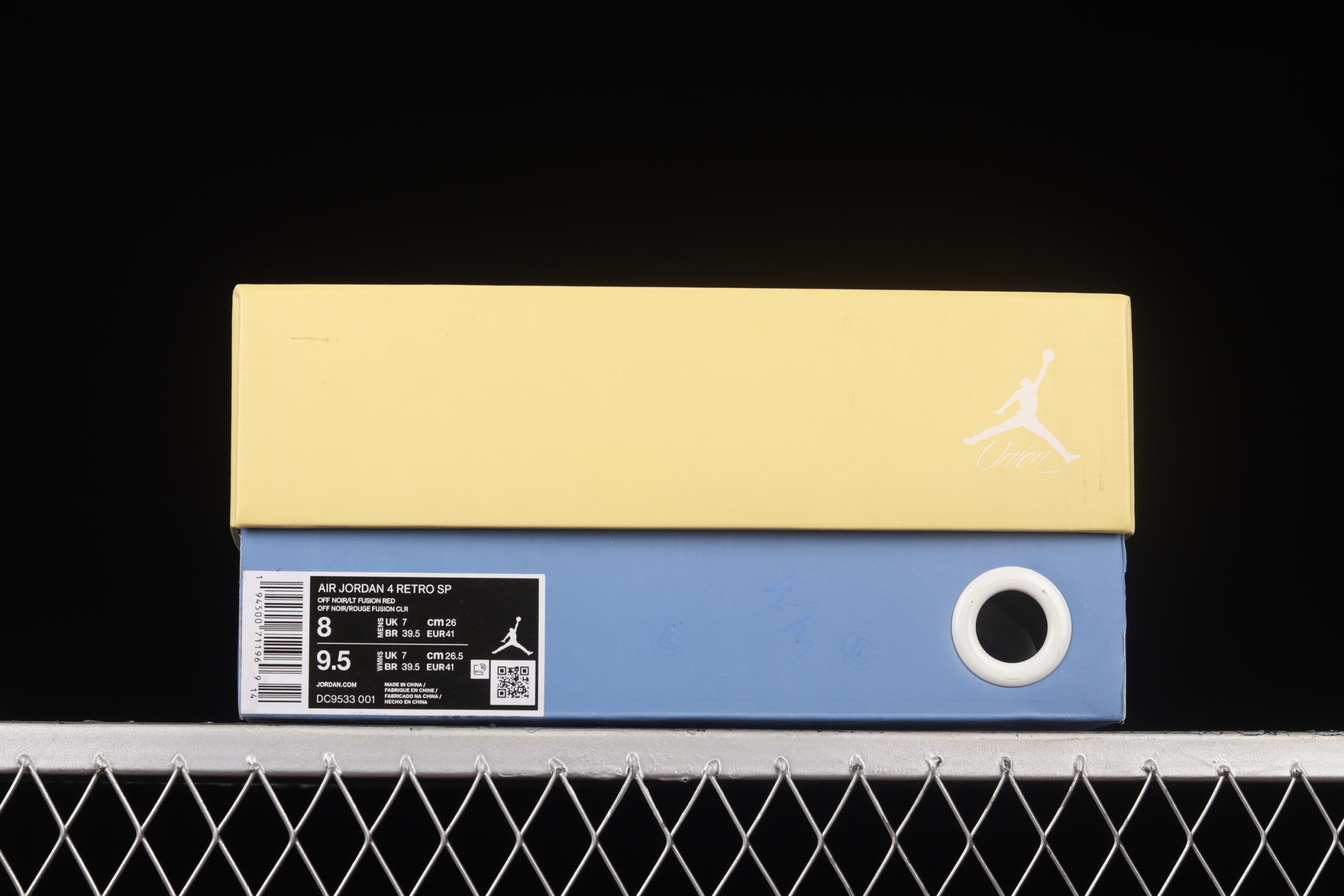 union la x air jordan 4 retro aj4 basketball shoes dc9533-001 - Image 7