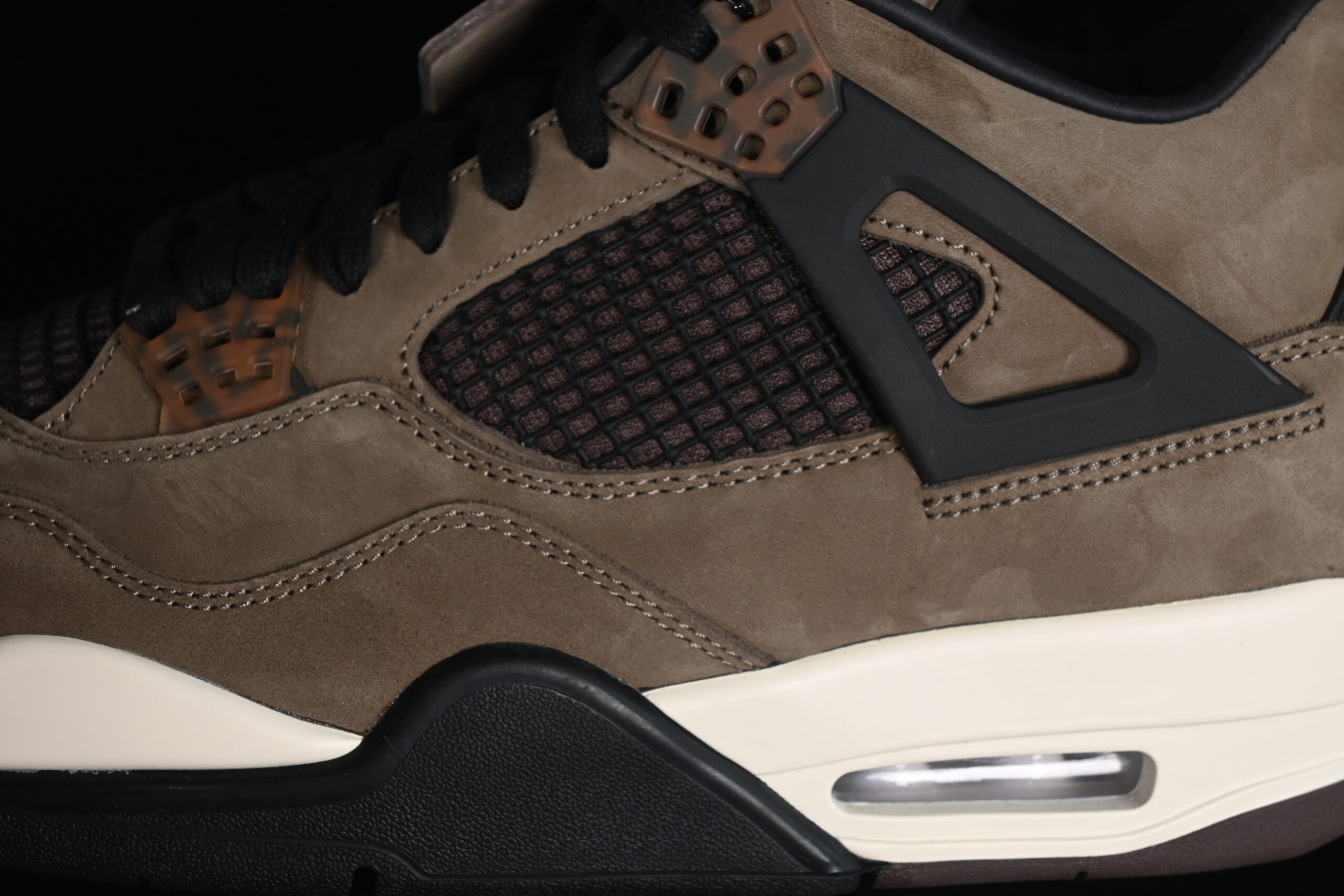 air jordan 4 retro aj4 ts suede brown - gx version - Image 10
