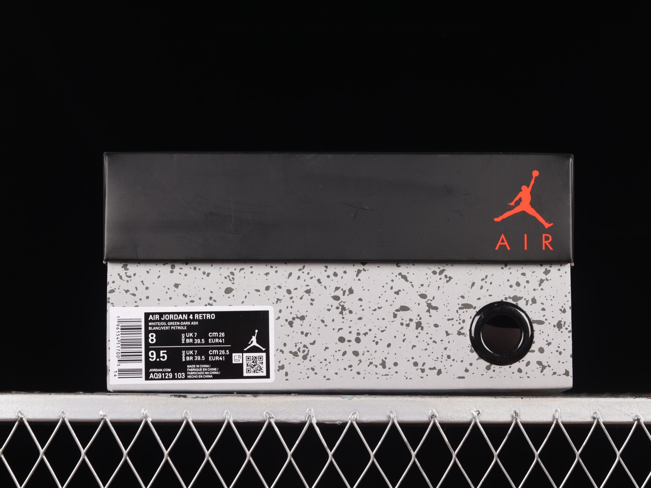 air jordan 4 retro 'seafoam' aj4 white/green aq9129-103 - Image 7