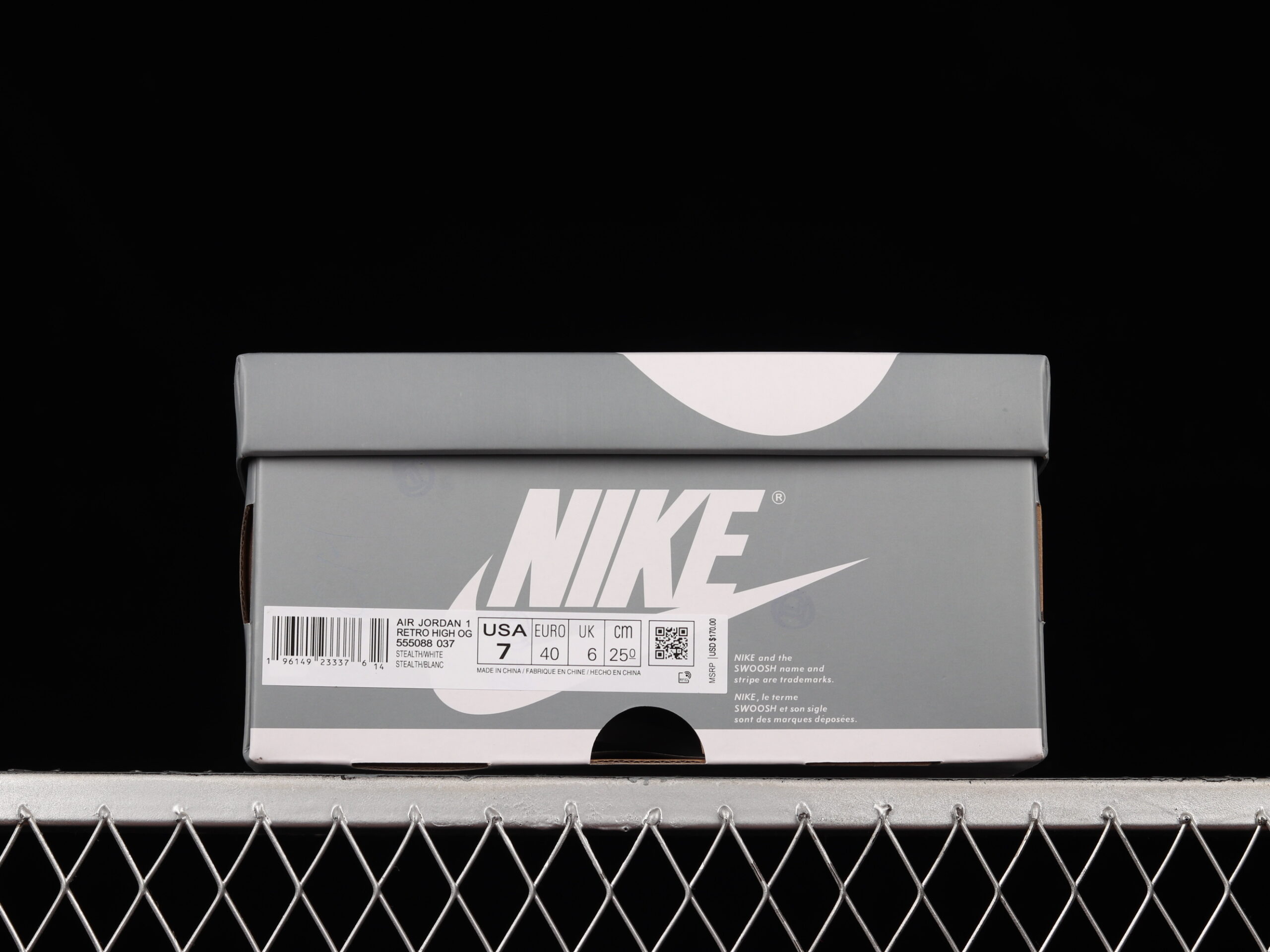 air jordan 1 high og 'stealth' 555088-037 - Image 7