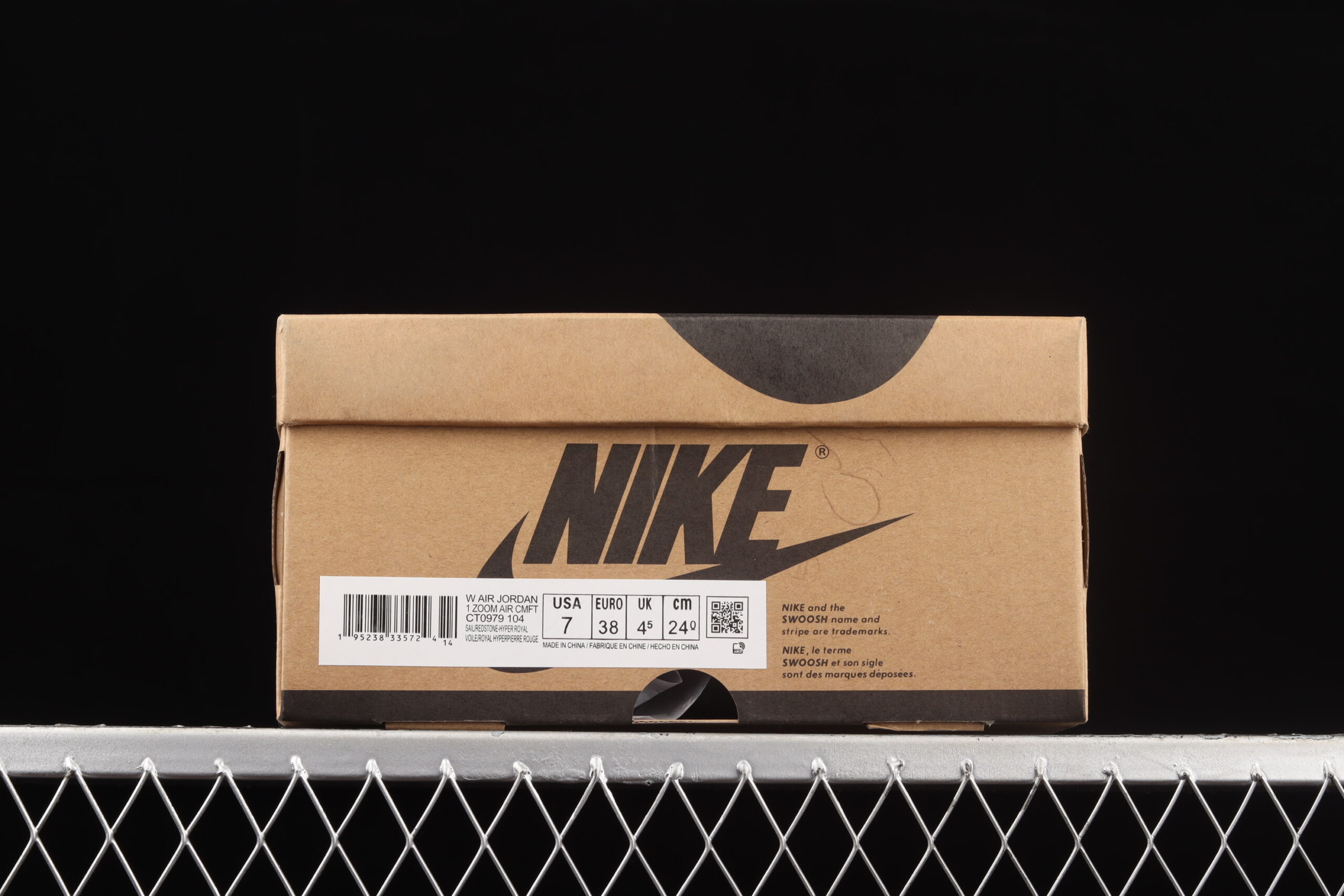 air jordan 1 zoom air cmft aj1 burgundy ct0979-104 - Image 7
