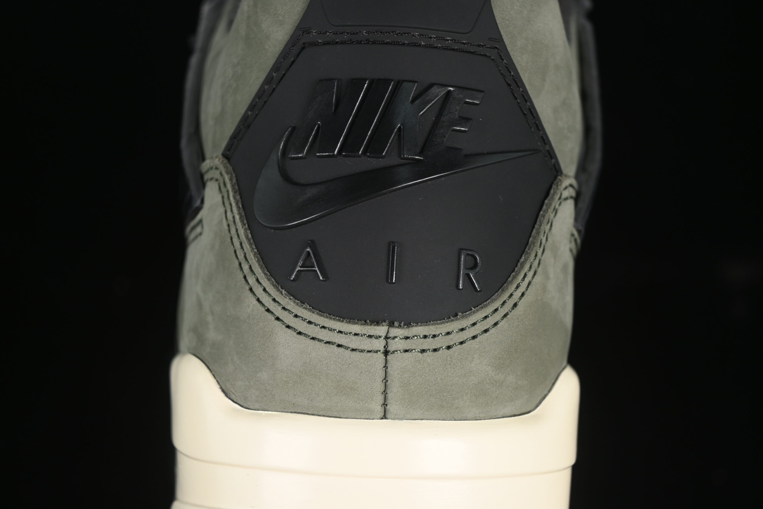 undefeated x air jordan 4 retro og - olive green suede - Image 10