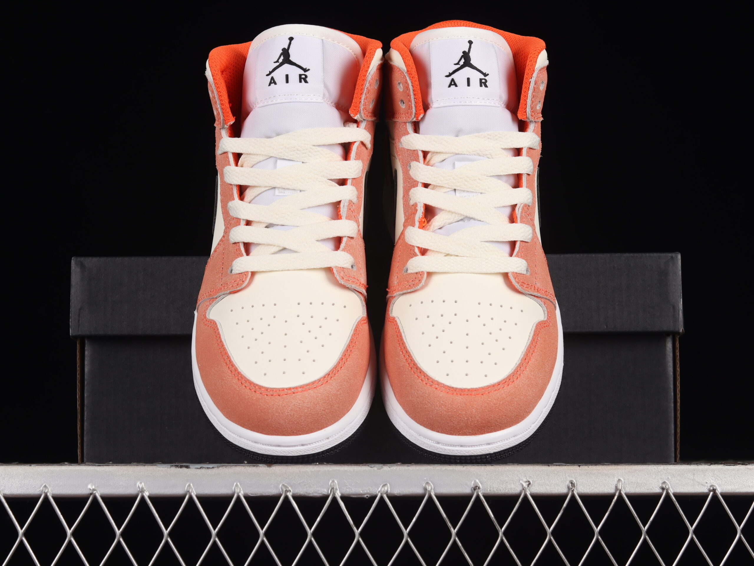 air jordan 1 mid gs 'orange suede' dv1336-800 - Image 4