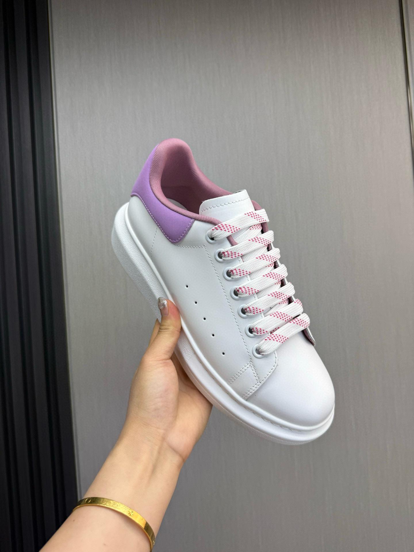alexander mcqueen couples sneakers 35/44 - white/purple - Image 11