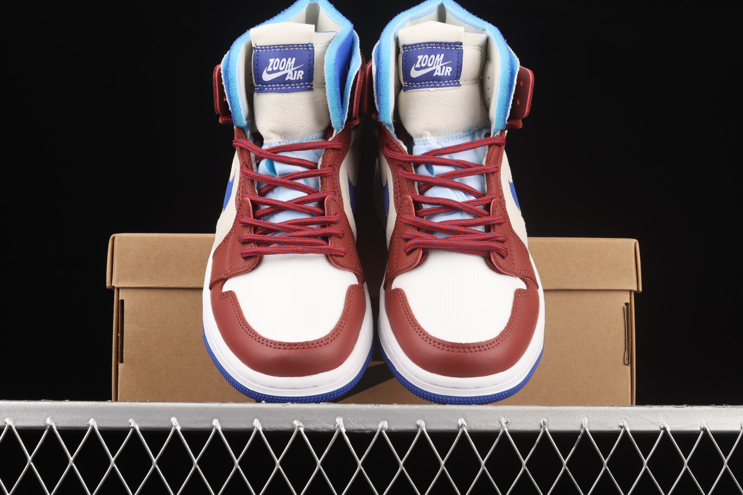 air jordan 1 zoom air cmft aj1 burgundy ct0979-104 - Image 4
