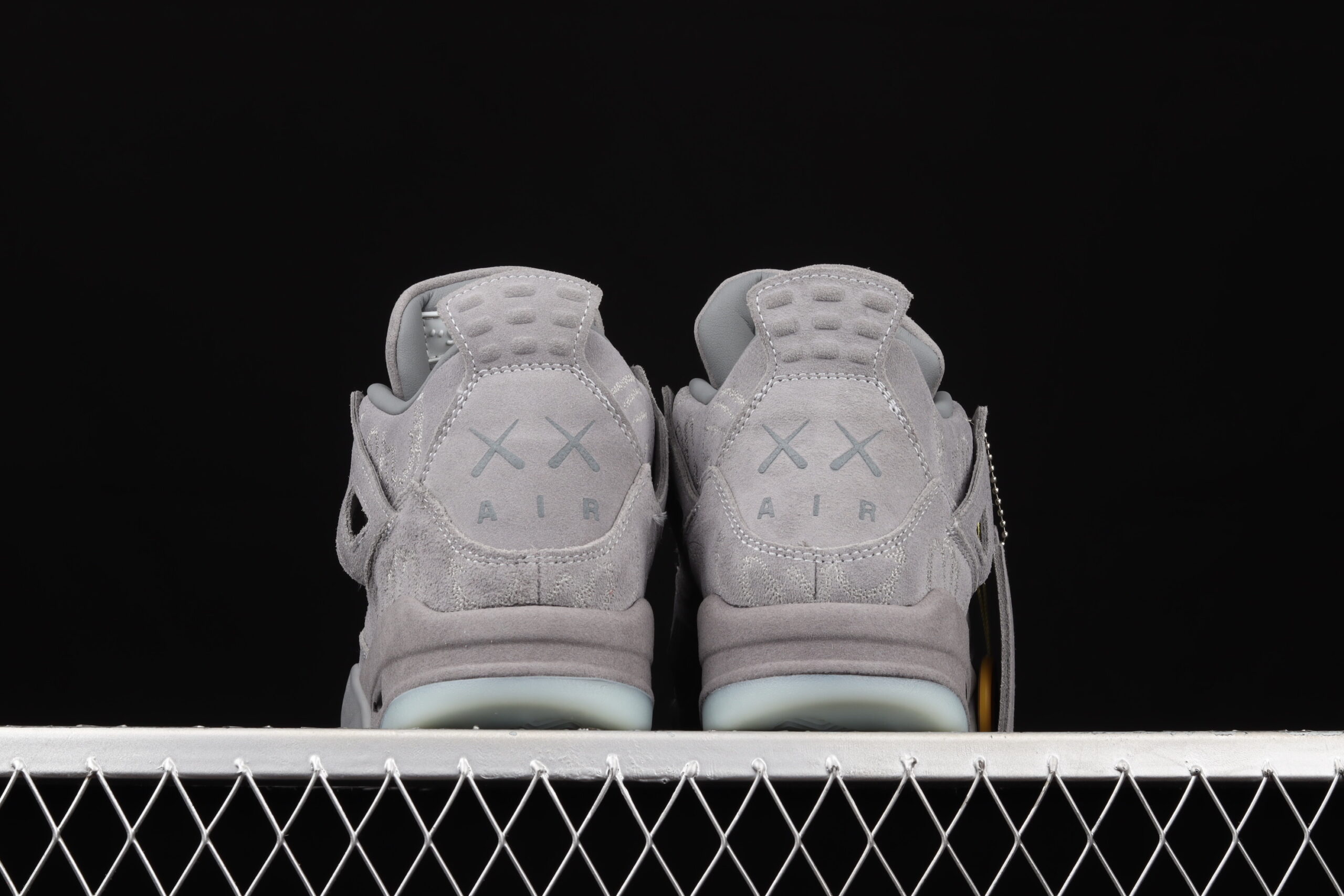kaws x air jordan 4 retro black 930155-003 - Image 5