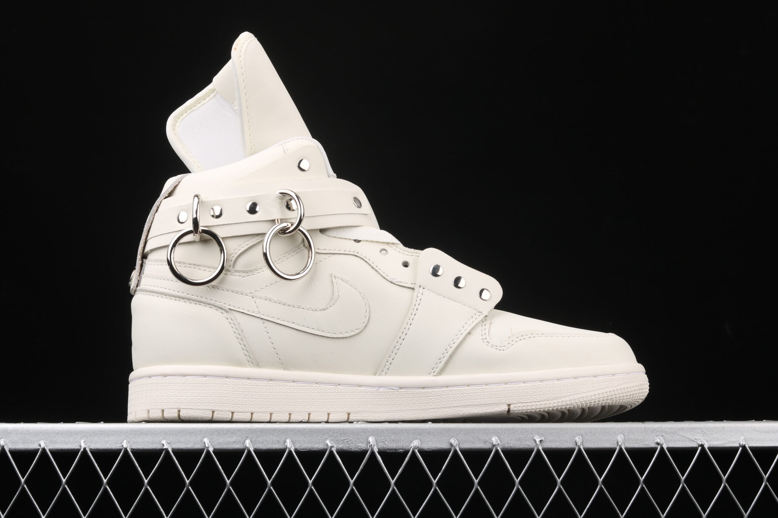 comme des garcons homme plus x air jordan 1 high "cdg white" - Image 2