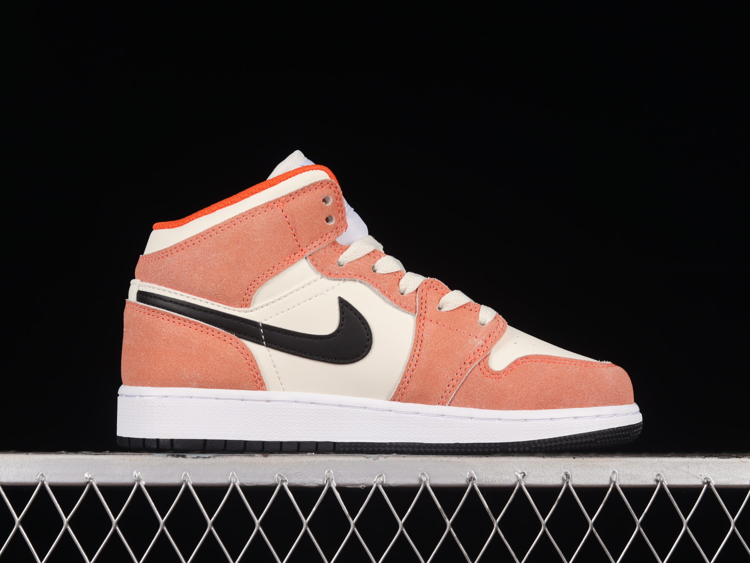 air jordan 1 mid gs 'orange suede' dv1336-800 - Image 2