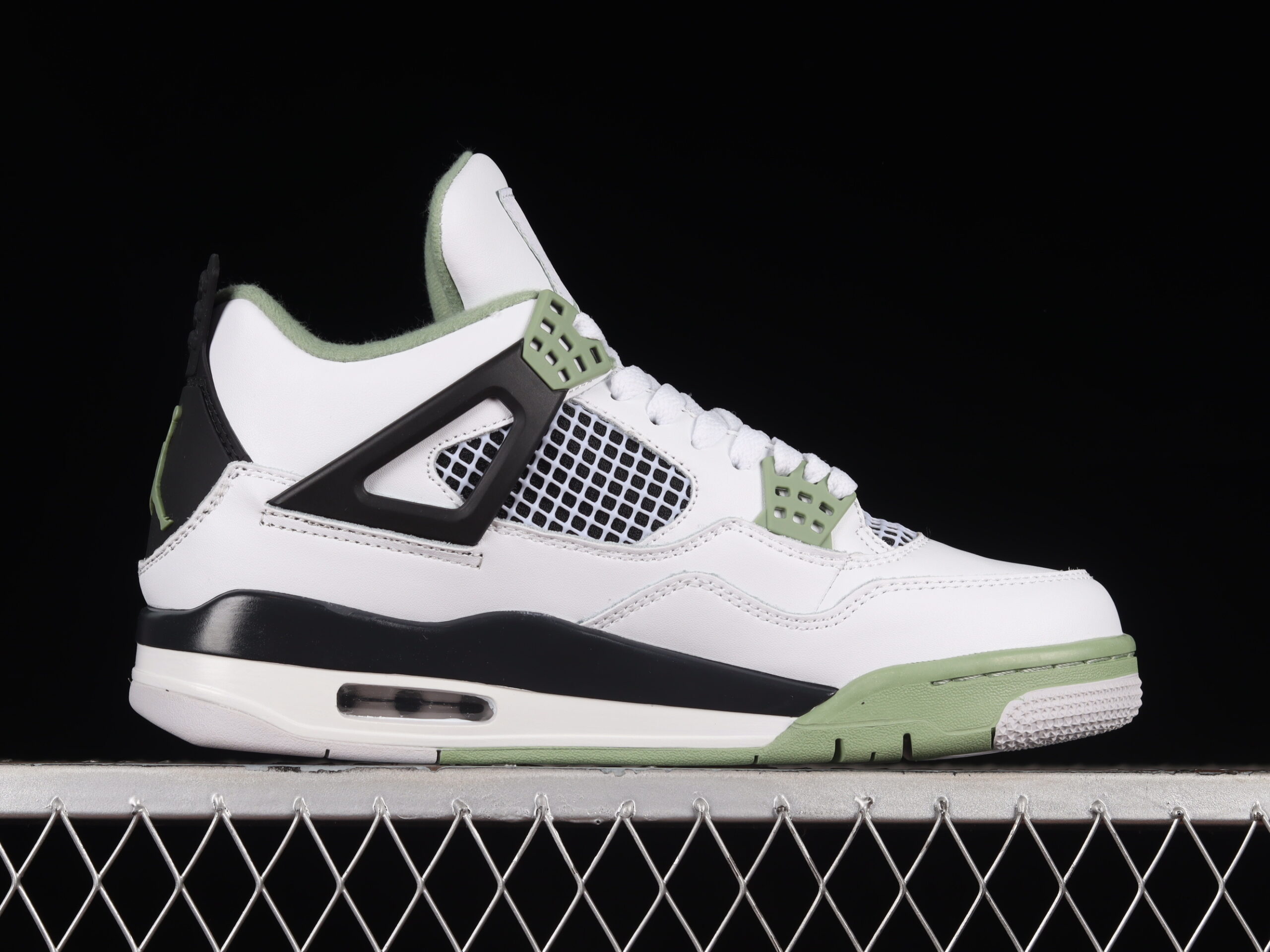 air jordan 4 retro 'seafoam' aj4 white/green aq9129-103 - Image 2